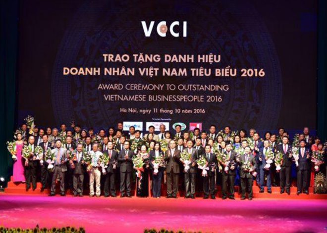 Chủ tịch HĐQT Vinafor được bình chọn Top 100 Doanh nhân Việt Nam tiêu biểu năm 2016