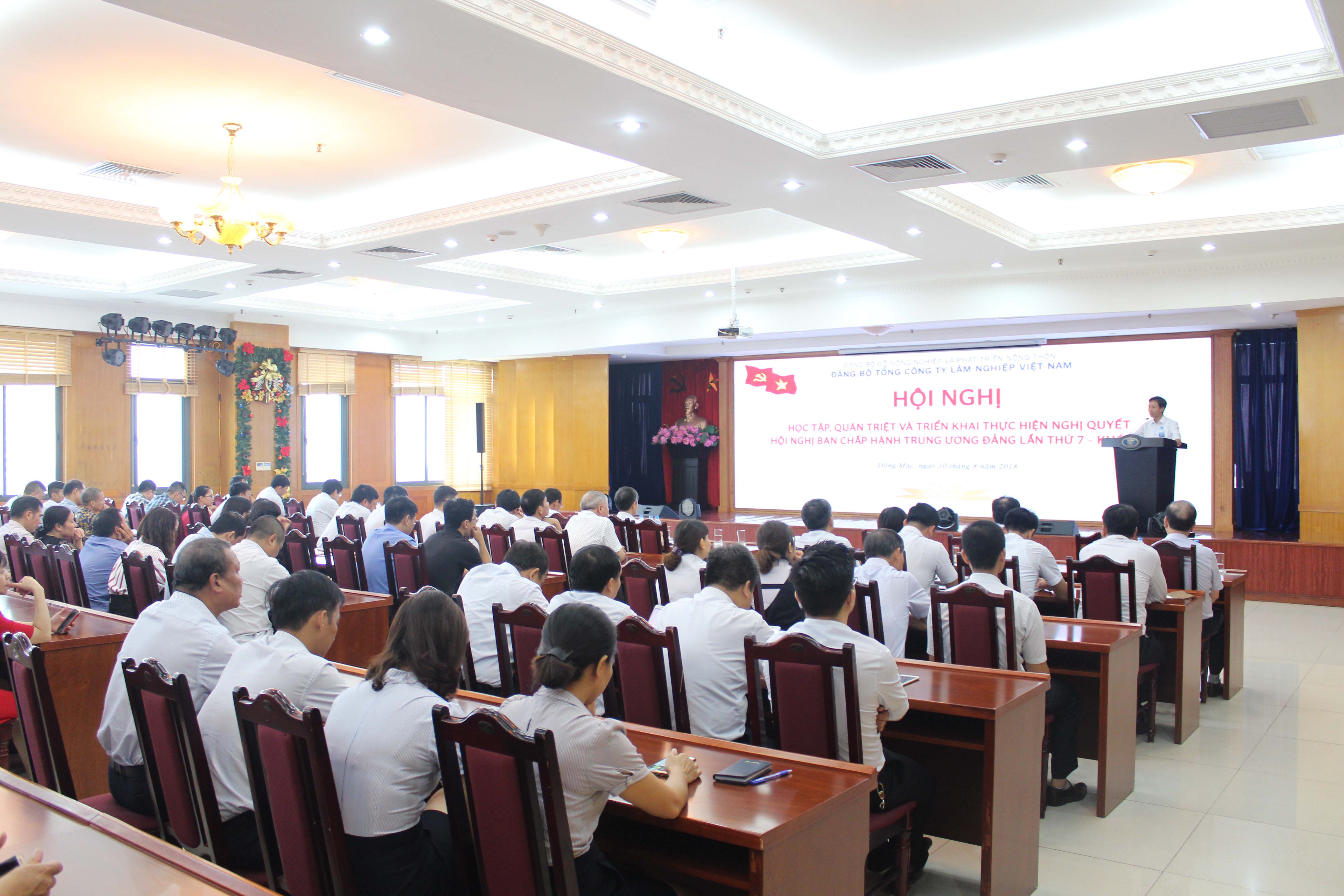 Đảng bộ Tổng công ty Lâm nghiệp Việt Nam tổ chức Hội nghị học tập, quán triệt và triển khai thực hiện NQTW7 khóa XII