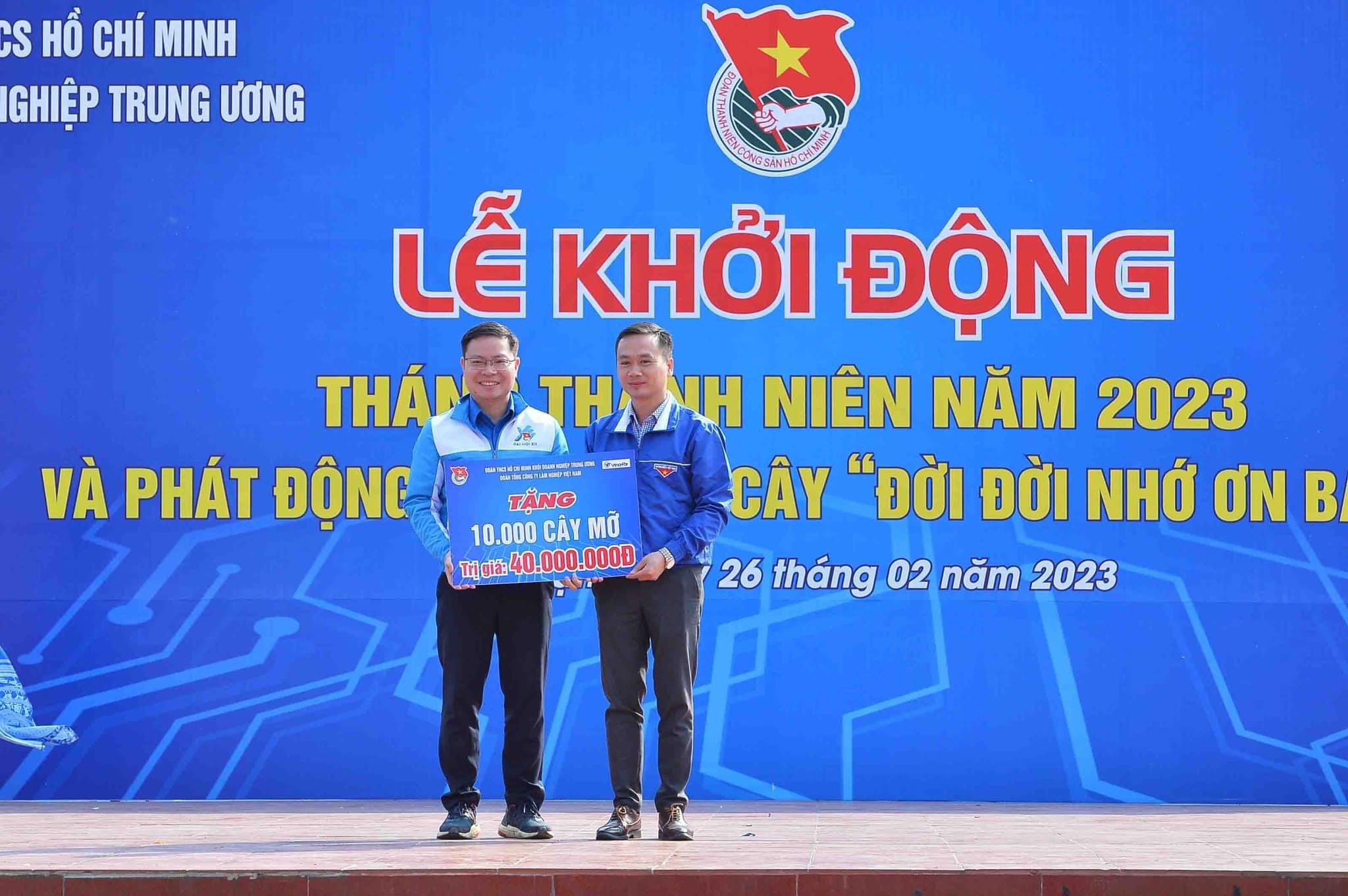 Tuổi trẻ Đoàn Thanh niên Tổng công ty Lâm nghiệp Việt Nam khởi động tháng Thanh niên năm 2023